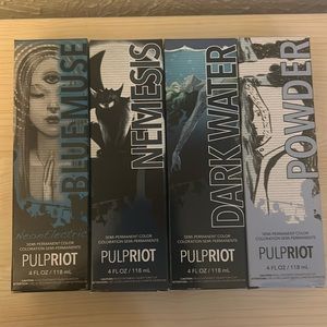 Pulp riot blue direct dye hair color no developer needed